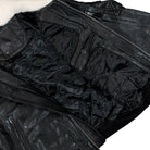 Alpha Industries B-15 Leather UV Bomber Jacket Black Jacket 768004-03 Detail View 3 | Overkill
