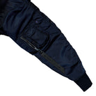 Alpha Industries CWU-45 / P Base UV Bomber Jacket Replica Blue Jacket 768005-07 Detail View 2 | Overkill
