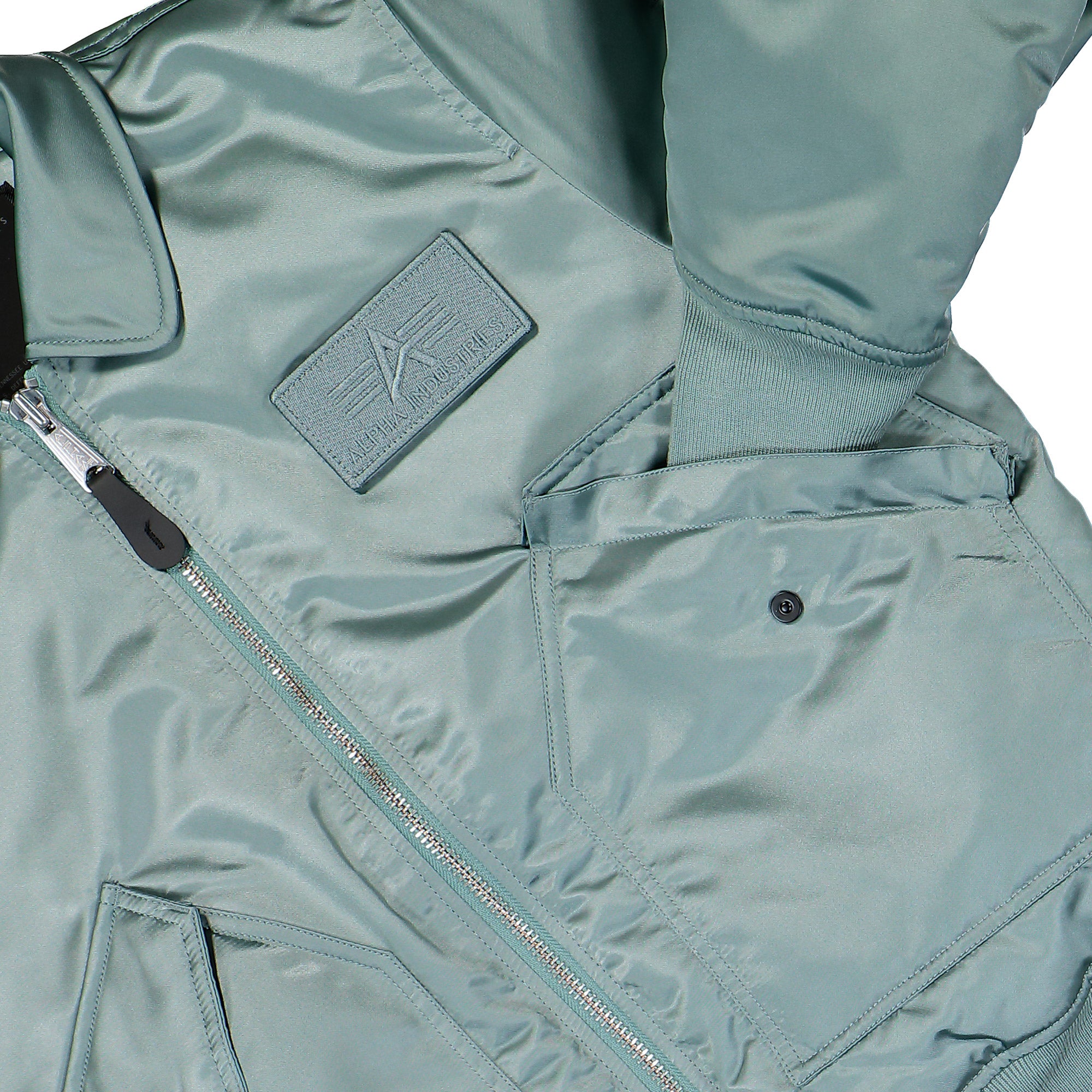 Alpha Industries CWU-45 / P Base UV Bomber Jacket Silverblue Bomber Jacket 768005-226 Detail View 1 | Overkill
