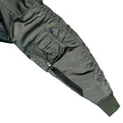 Alpha Industries CWU-45 / P Base UV Bomber Jacket Vintage Green Jacket 768005-432 Detail View 2 | Overkill
