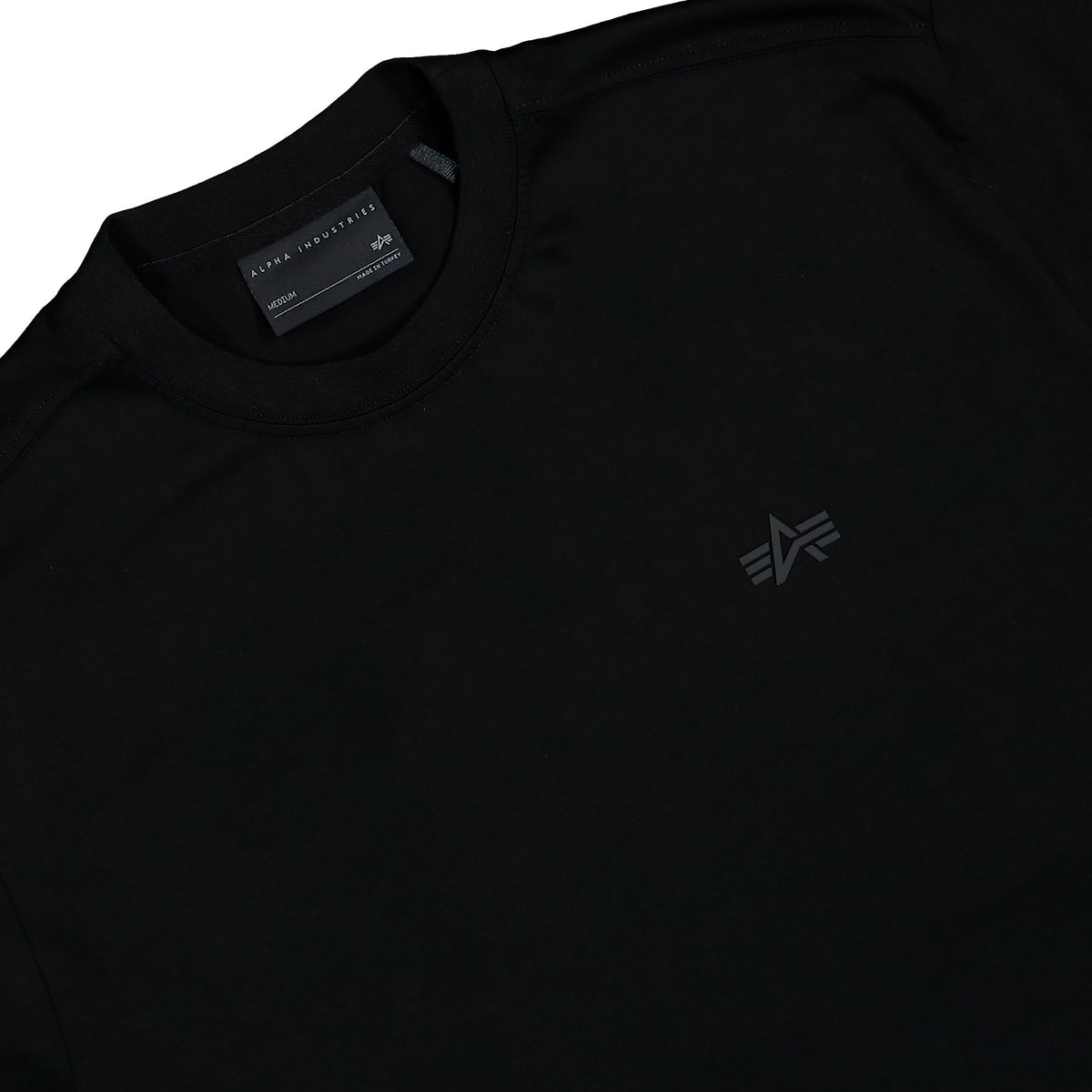 Alpha Industries Base UV T-Shirt Black T-Shirt 768008-03 Detailfoto | Overkill
