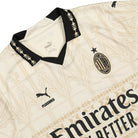 Puma AC Milan x PLEASURES x Puma Replica Jersey Pristine - Granola T-Shirts Close-up | Overkill