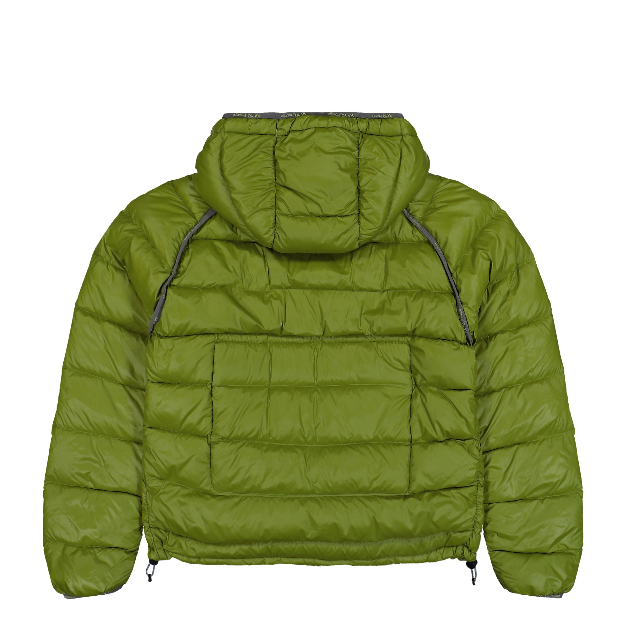 KA_YO_Prototype Lightweight Down Jacket Surplus Green Puffer Jackets 80044 260 Close-up | Overkill
