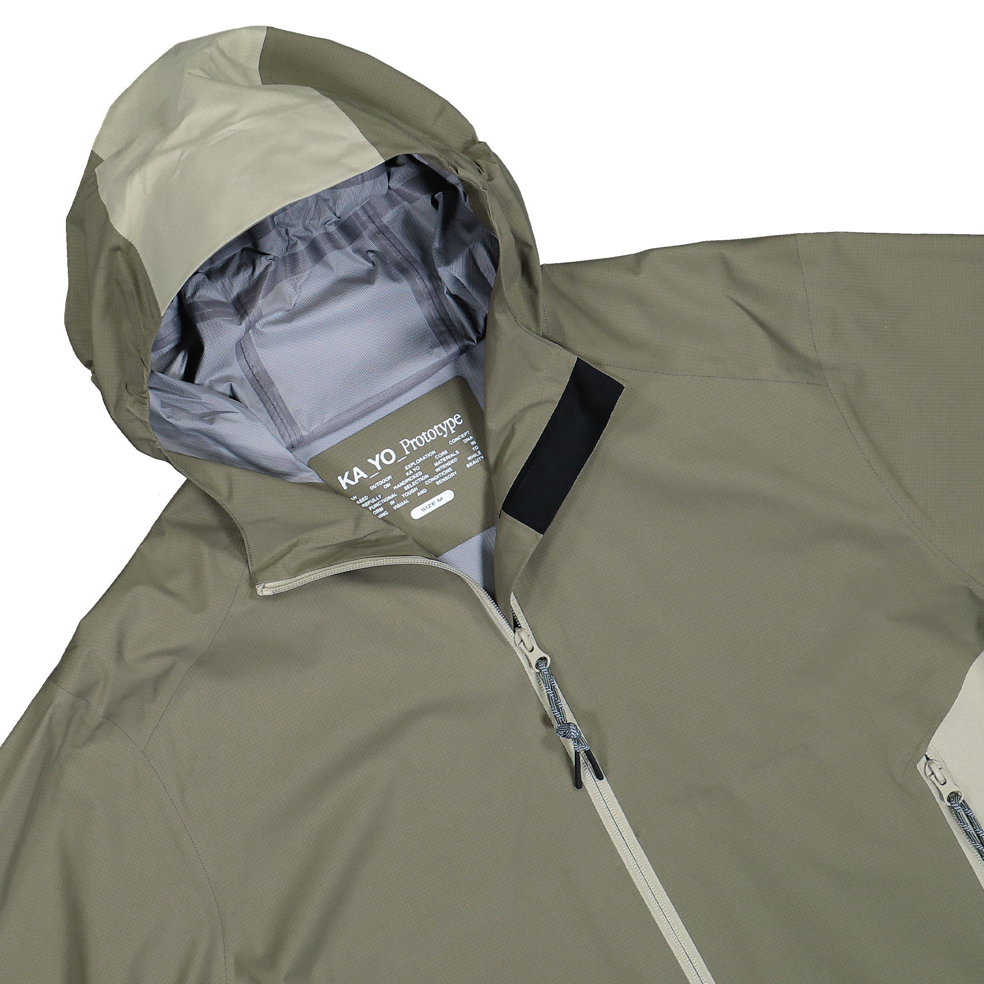 KA_YO_Prototype LW Hooded Shell Wind Jacket Bungee Windbreaker 80061 684 Detailfoto | Overkill
