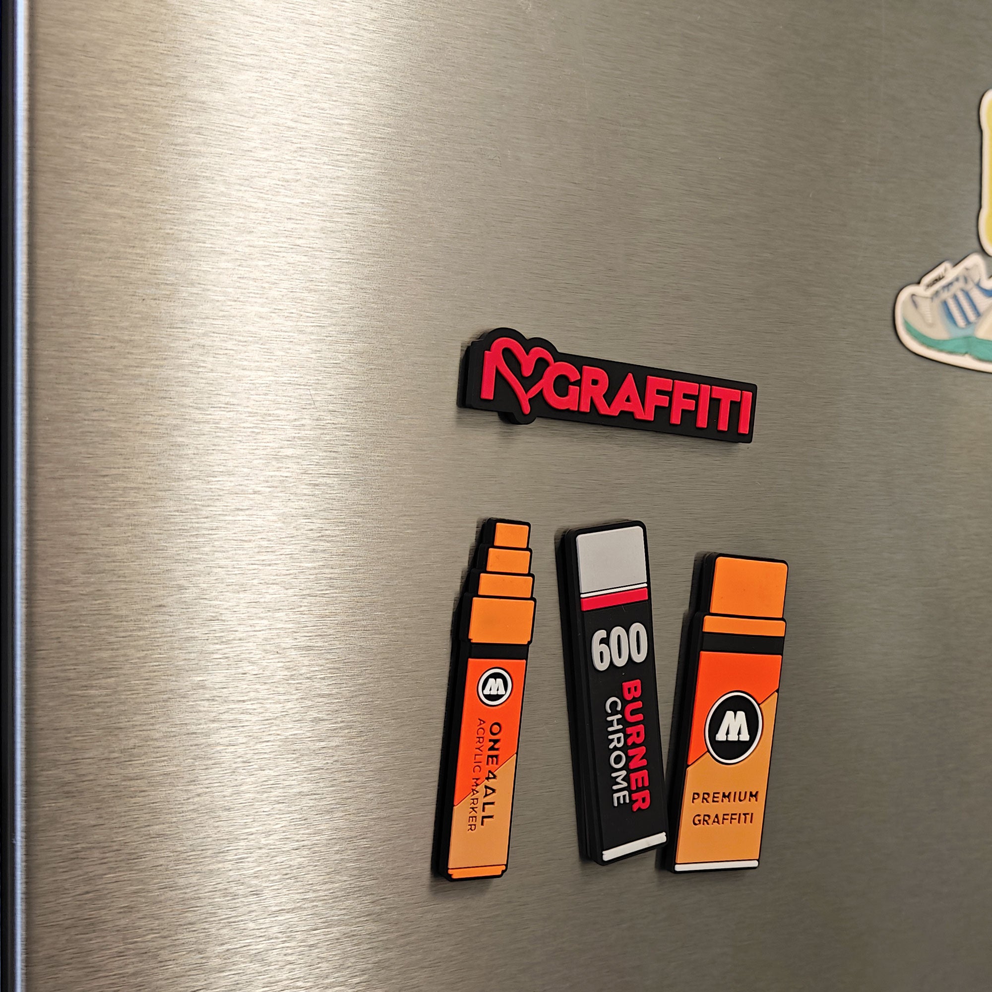 Molotow Magnet Set 4 Pcs Multicolor Fridge Magnets 800766 Detail View 3 | Overkill
