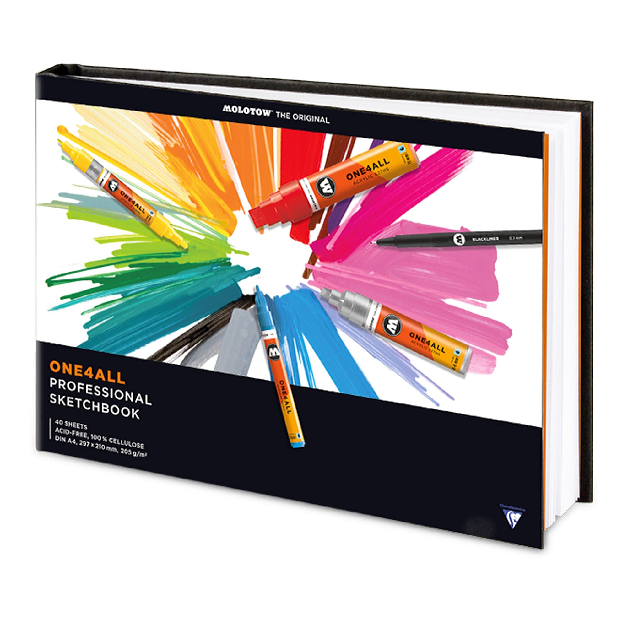 Molotow one4all professional sketchbook a4 landscape  Sketchbooks 801201 | Overkill