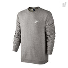 Nike Sportswear Crew Sweat Heather Grey Sweatshirts 804342 063 | Overkill