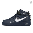 Nike air force 1 mid `07 lv8 Obsidian / White - Black Mid Top Sneakers 804609 403 | Overkill