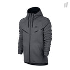 Nike Tech Fleece Windrunner Hoodie Carbon Heather / Black Hoodies 805144 091 | Overkill