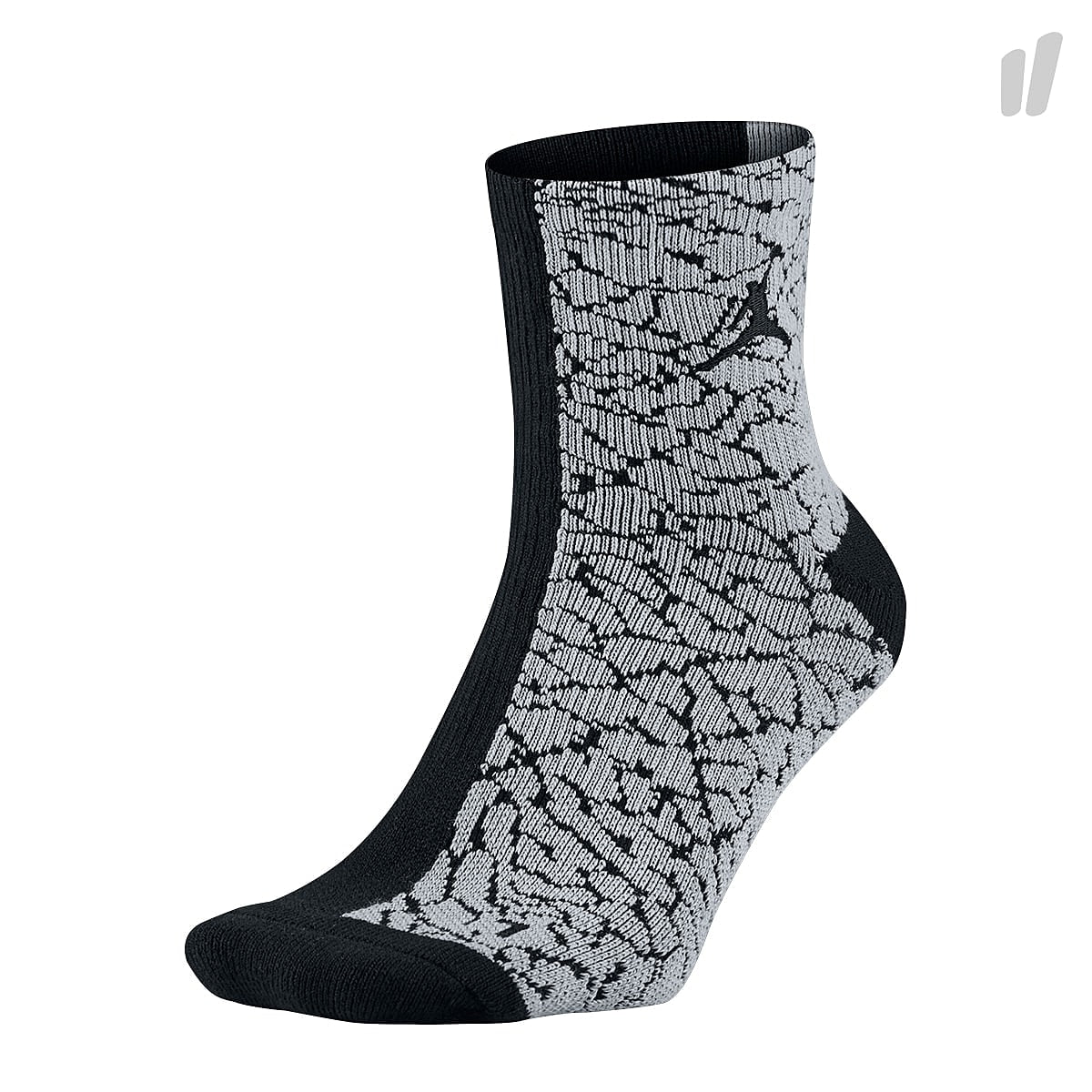 Jordan Elephant Print Sock Black / Wolf Grey / Black Sneakers 806413 013 | Overkill