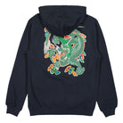 Maharishi Maha Force Embroidered Hoody Navy Hoodies Close-up | Overkill