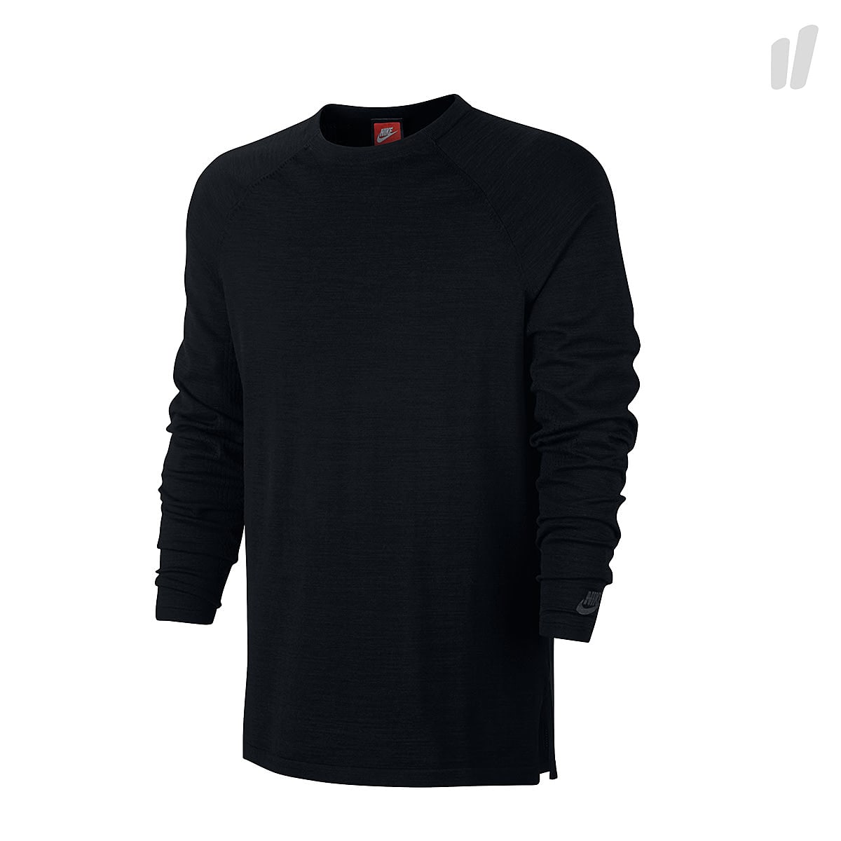 Nike Sportswear Tech Knit Crew Black Sweatshirts 832182 010 | Overkill