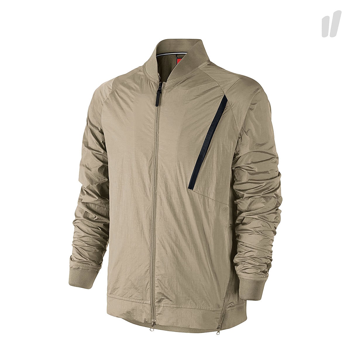 Nike Sportswear Varsity Jacket Khaki / White / Black Bomber & Varsity Jackets 832190 235 | Overkill