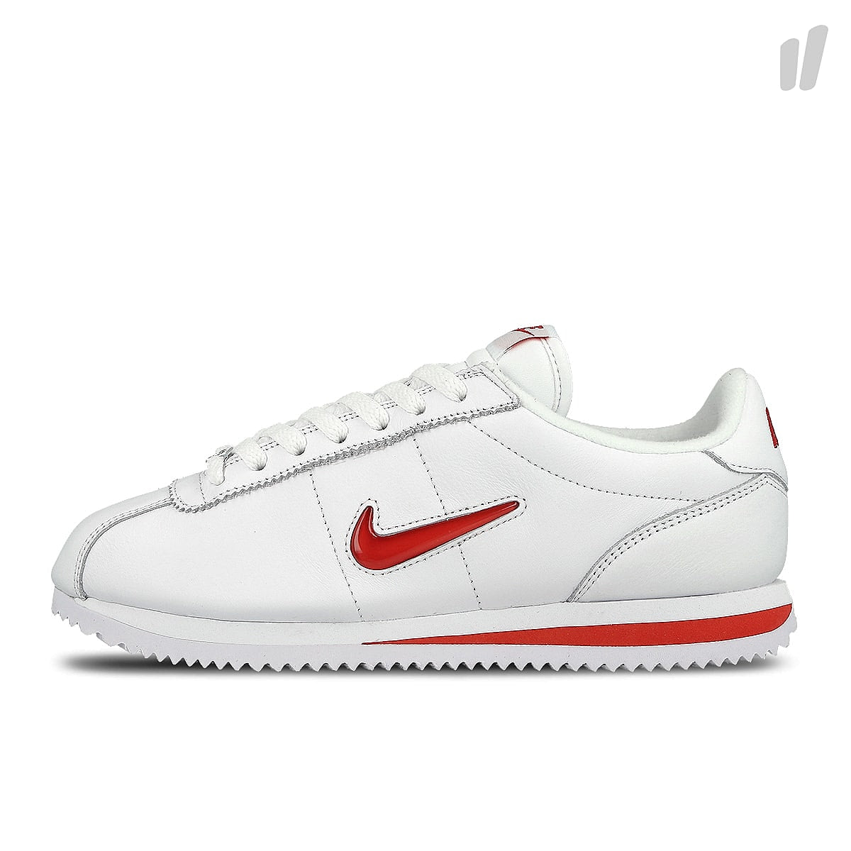 Nike cortez basic jewel qs White-University Red Sneakers 938343 100 | Overkill