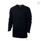 Nike Sportswear Tech Fleece Crew Black / Black Sweatshirts 846348 010 | Overkill