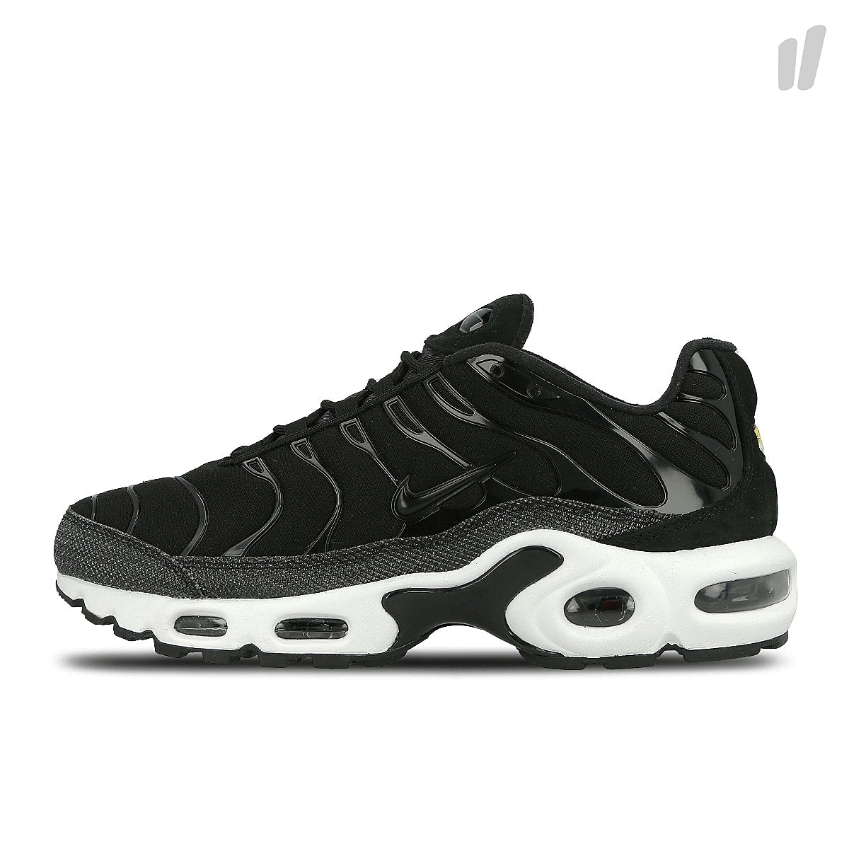 Nike wmns air max plus premium Black-Black - Anthracite - White Sneakers 848891 001 | Overkill
