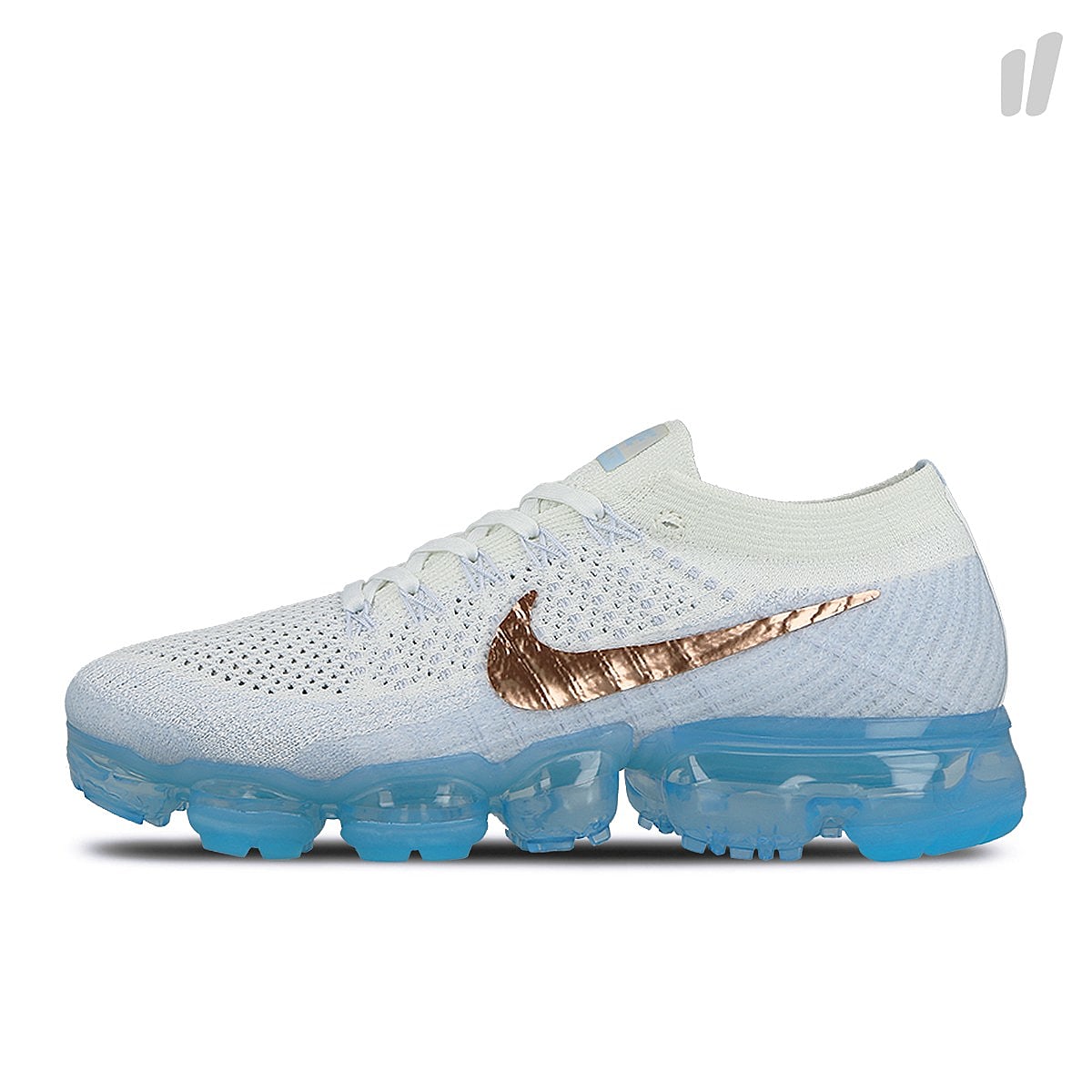 Nike wmns air vapormax flyknit Summit White / Metallic Red Bronze Sneakers 849557 104 | Overkill