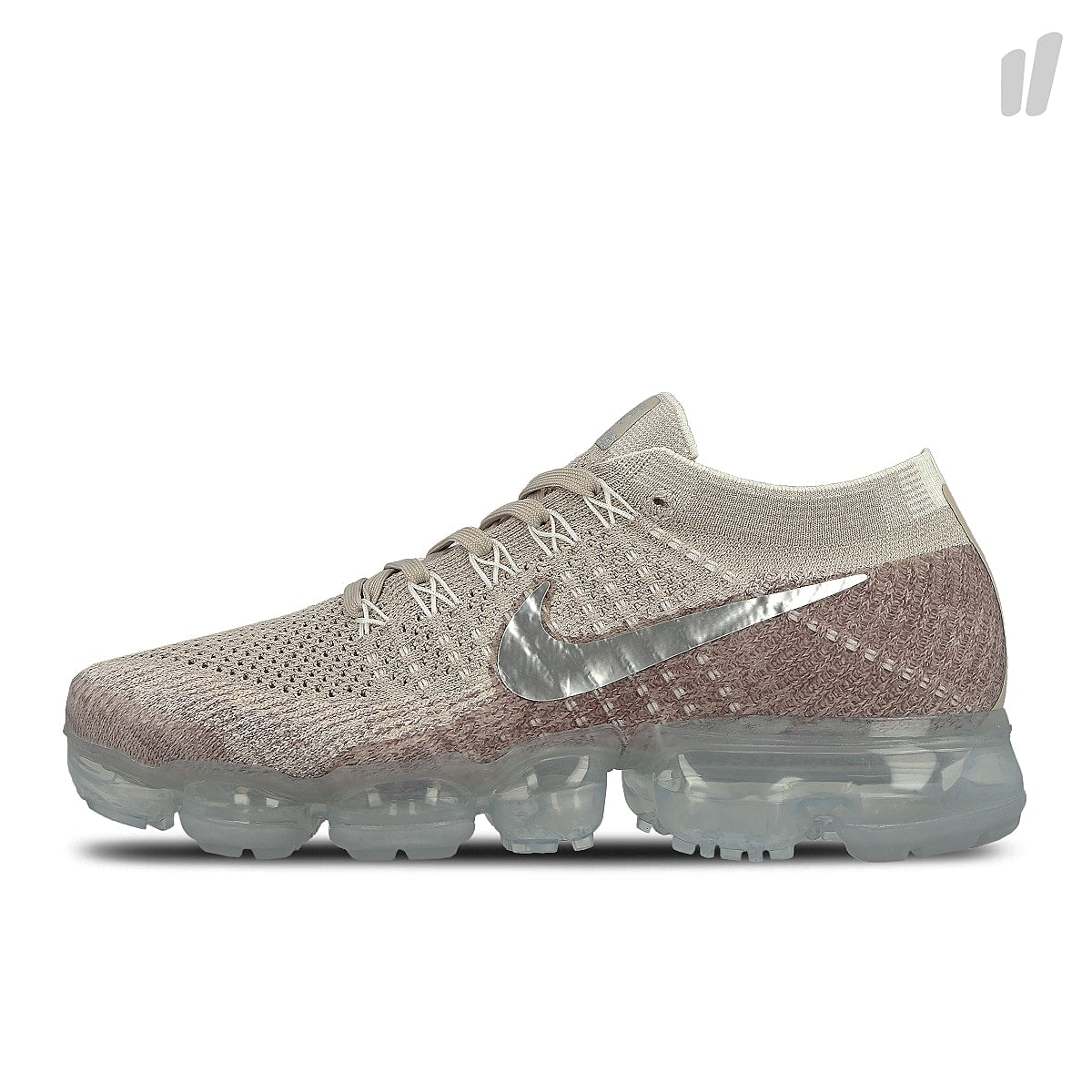 Nike wmns air vapormax flyknit String / Chrome - Sunset Glow - Taupe Grey Sneakers 849557 202 | Overkill