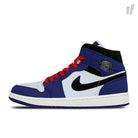 Jordan Air Jordan 1 Mid SE Deep Royal Blue / Black - Half Blue Mid Top Sneakers 852542 400 | Overkill