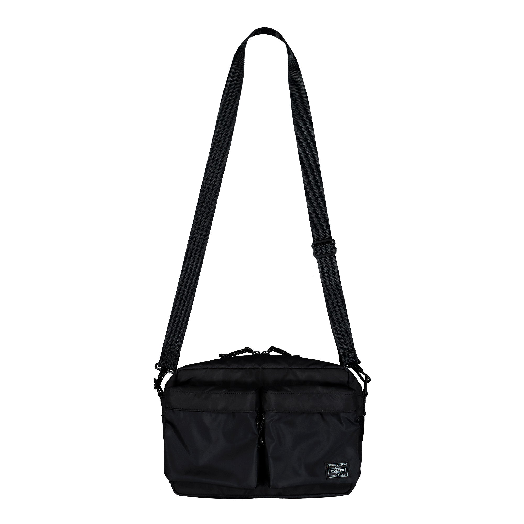 Porter-Yoshida & Co. Force Shoulder Bag (S) Black Shoulder & Cross Body Bags 855-05457-10 | Overkill