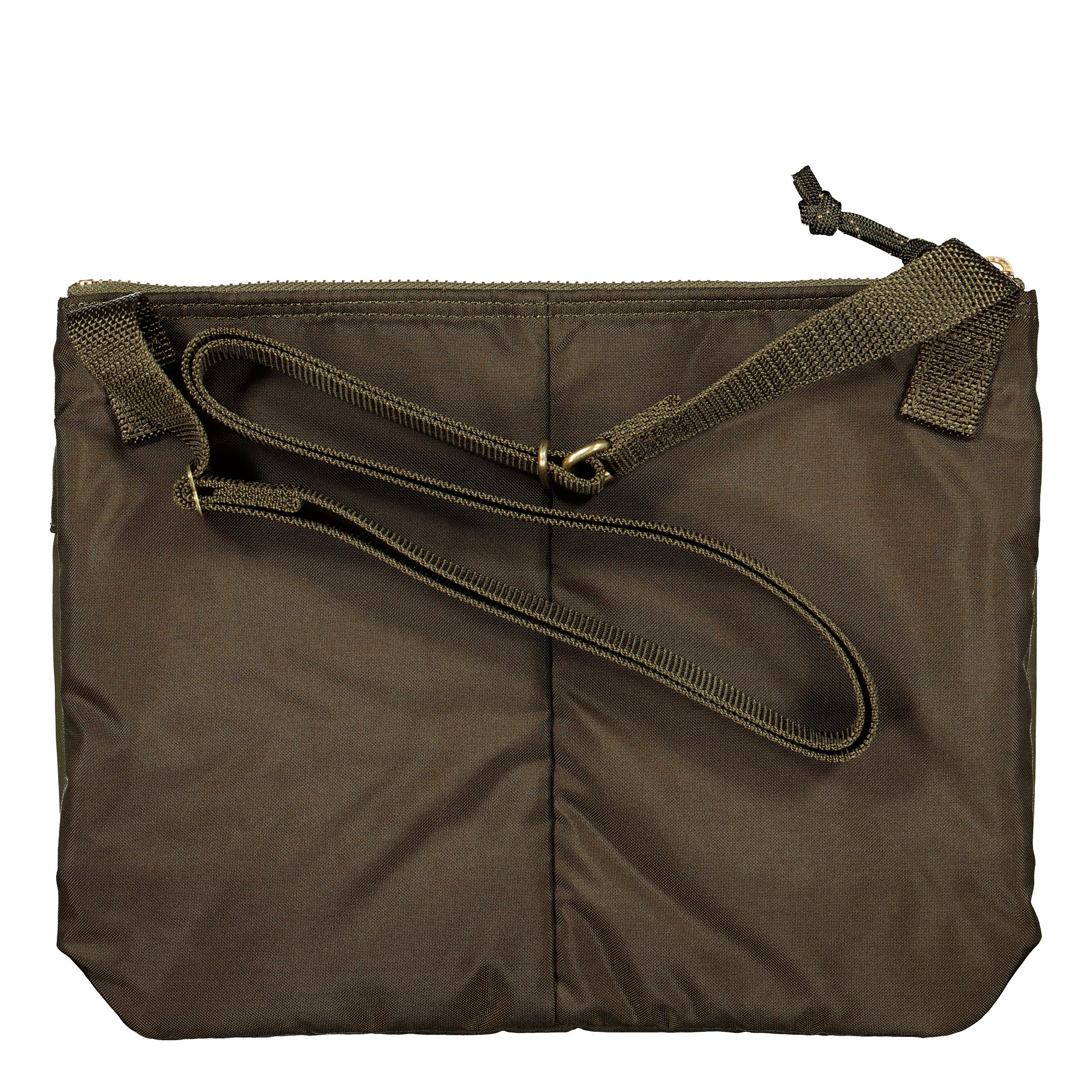 Porter-Yoshida & Co. Force Shoulder Bag Olive Drab Shoulder & Cross Body Bags 855-05458-30 Close-up | Overkill