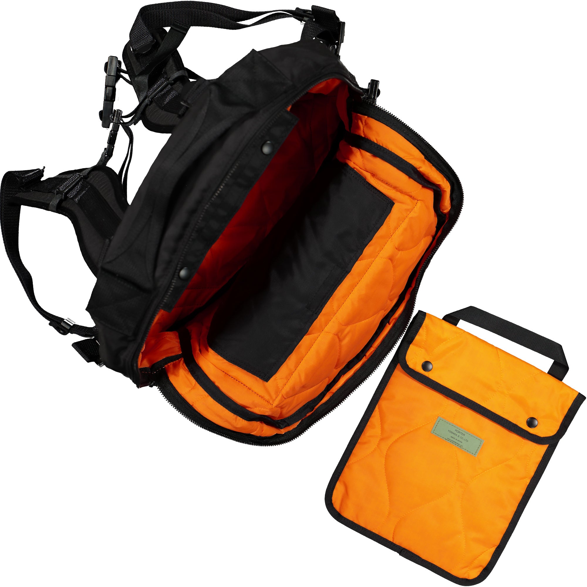 Porter-Yoshida & Co. Force Daypack Black Backpacks 855-05902-10 Detail View 2 | Overkill