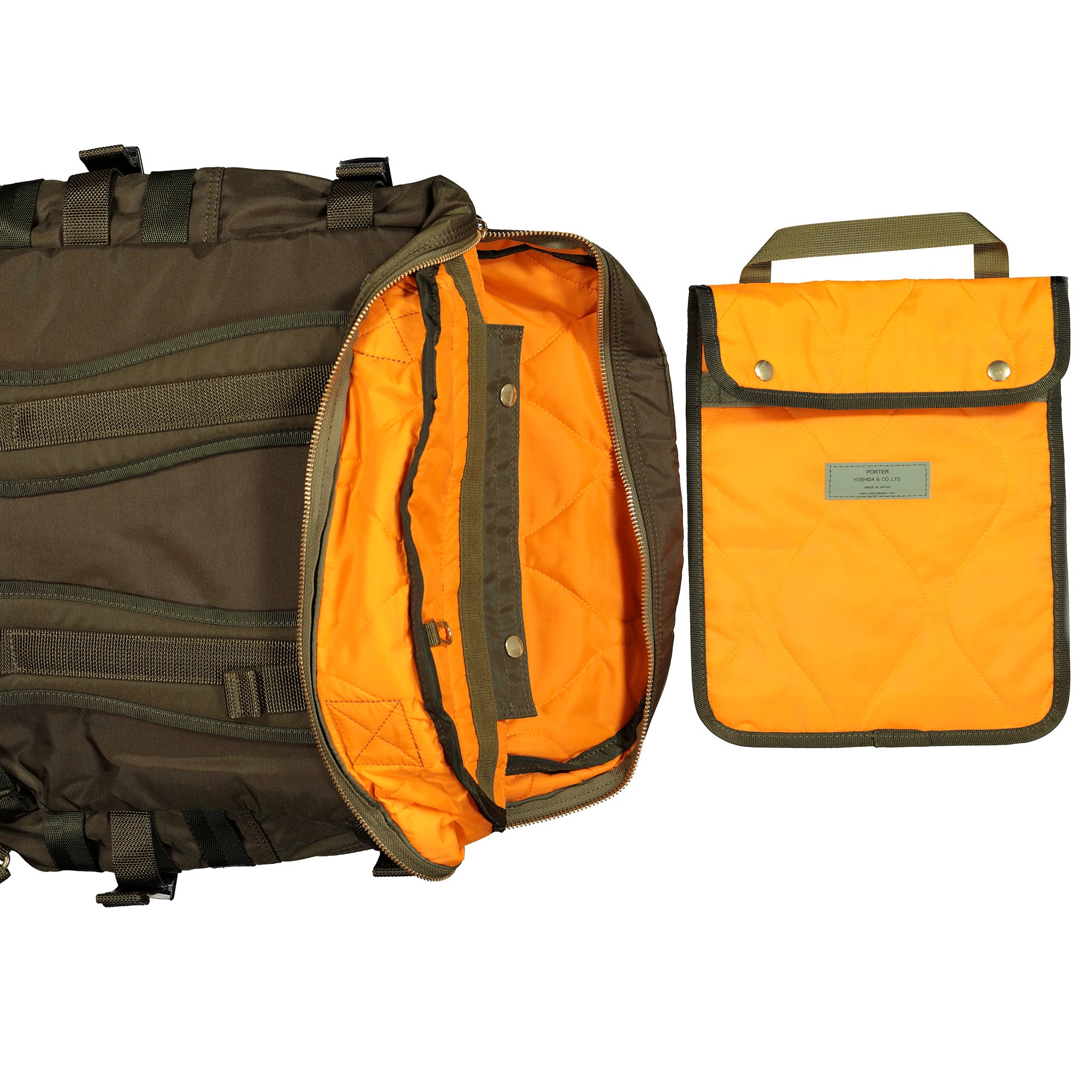 Porter-Yoshida & Co. Force Daypack Olive Drab Backpacks 855-05902-30 Detail View 1 | Overkill