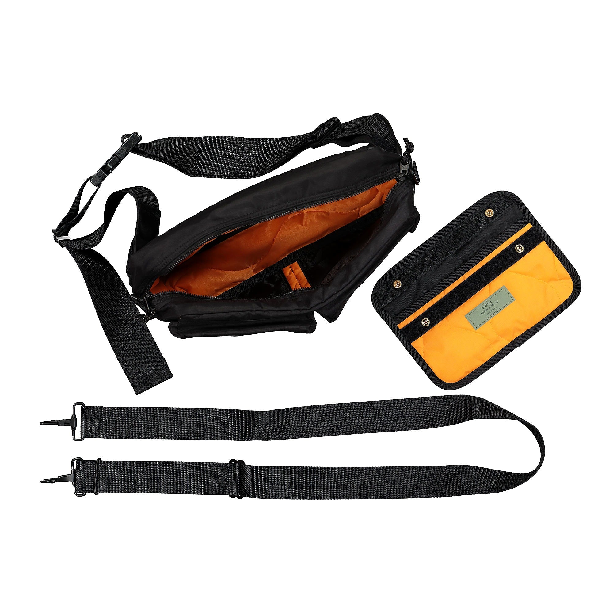 Porter-Yoshida & Co. Force 2Way Waist Bag Black Hip & Waist Bags  Material | Overkill