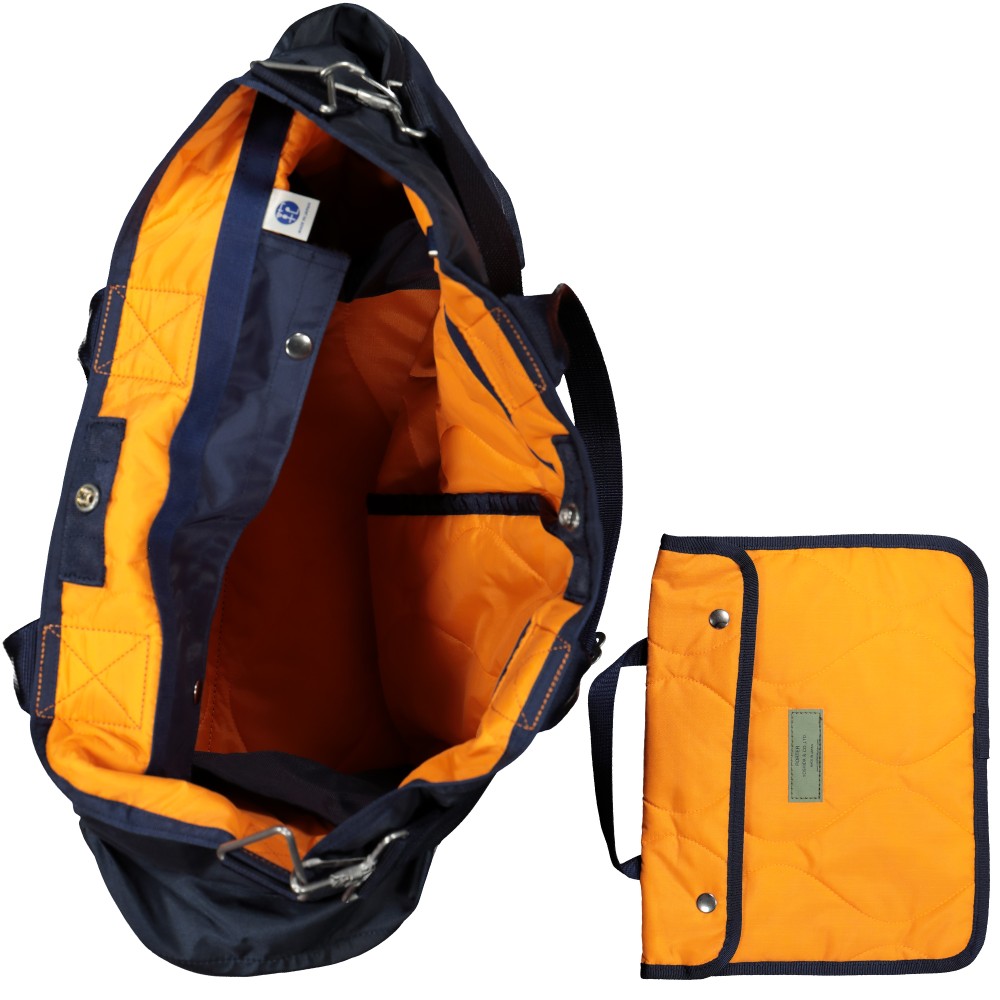 Porter-Yoshida & Co. Force 2Way Tote Bag Navy Tote Bags & Shoppers Detail view 1 | Overkill