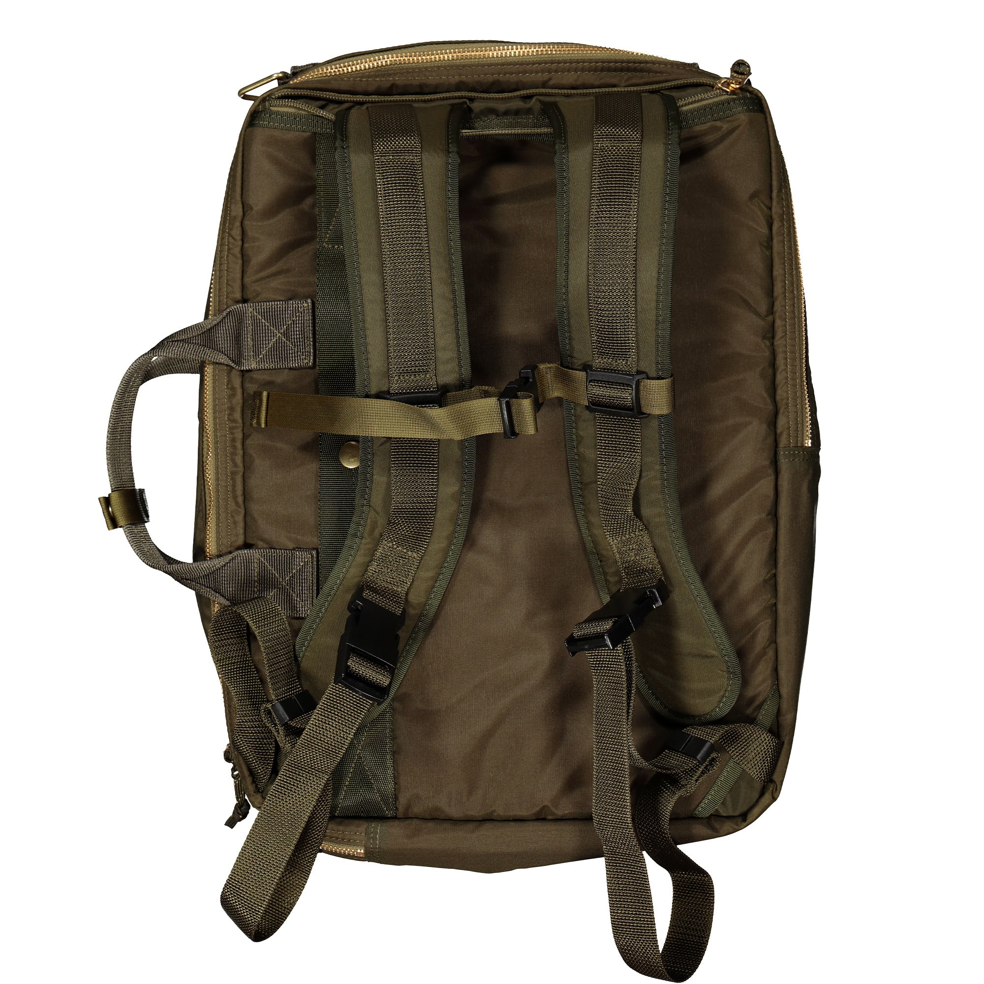 Porter-Yoshida & Co. Force 3Way Briefcase Olive Drab Briefcases & Messenger Bags Close-up | Overkill