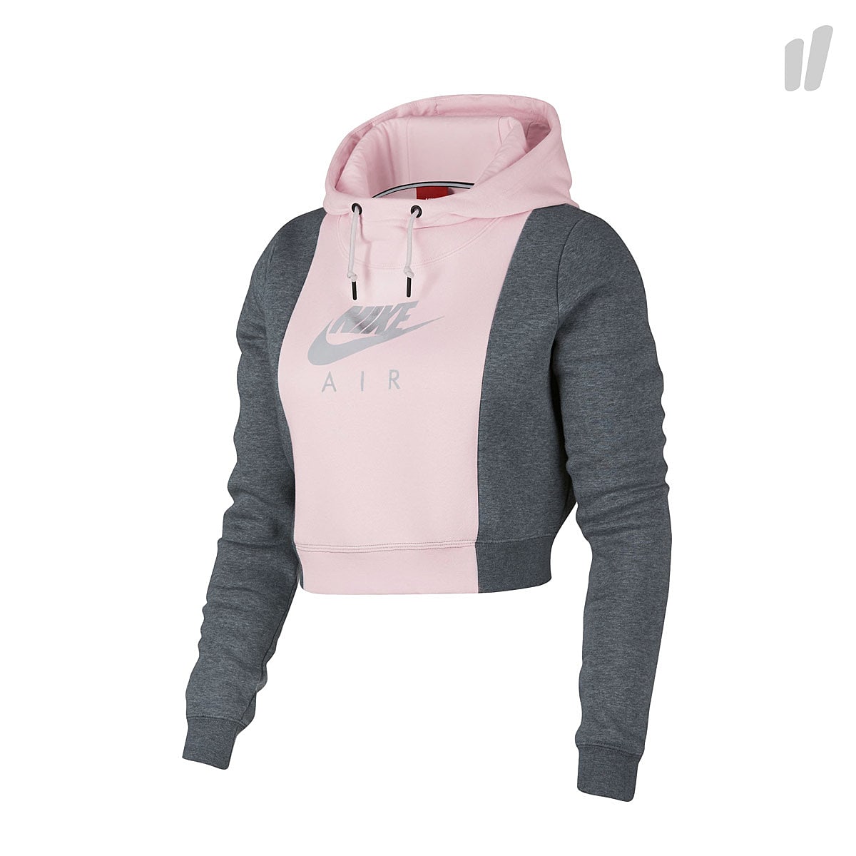 Nike Wmns Sportswear Hoodie Pearl Pink / Carbon Heather / Pearl Pink Hoodies 855422 682 | Overkill