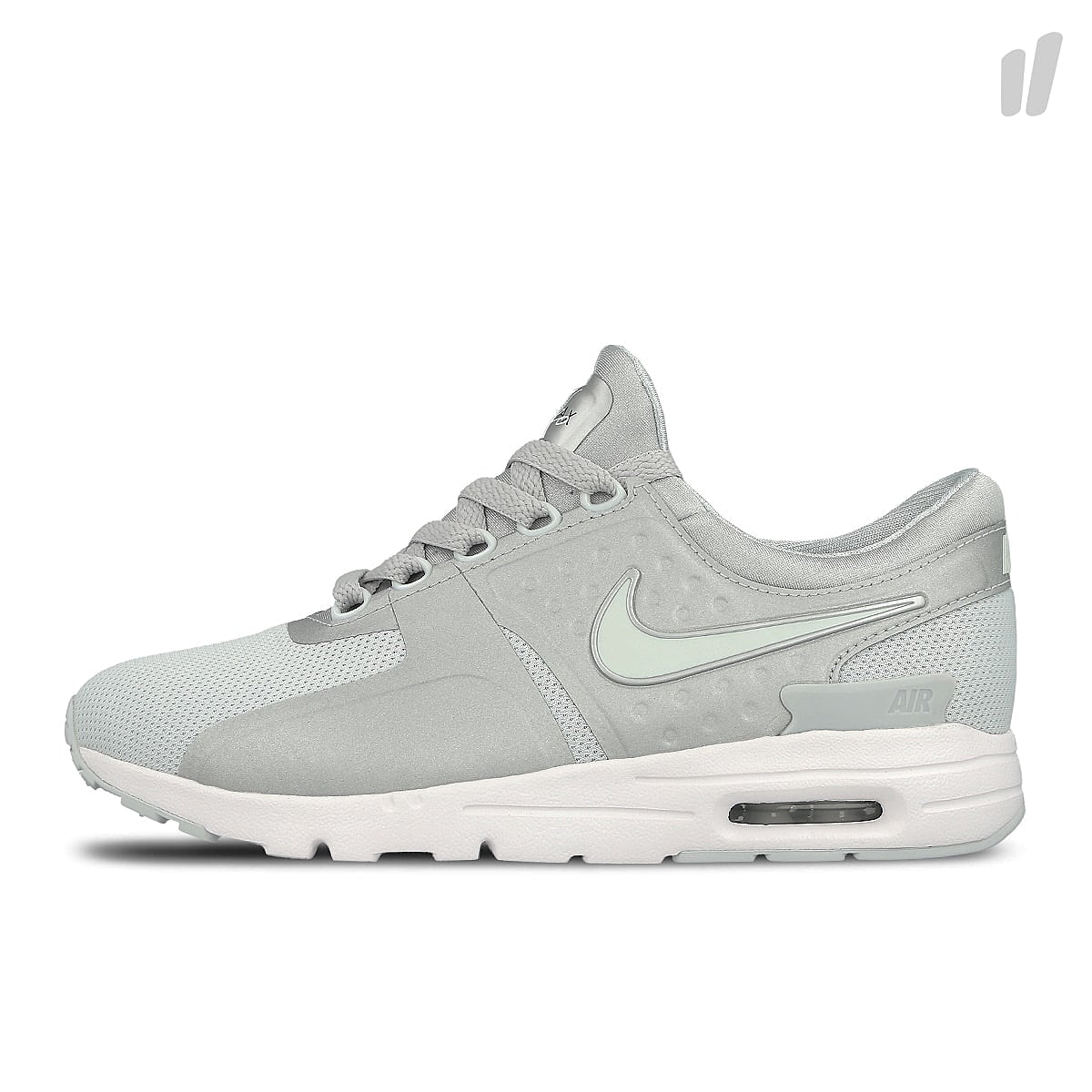 Nike wmns air max zero Pure Platinum / Pure Platinum Sneakers 857661 013 | Overkill