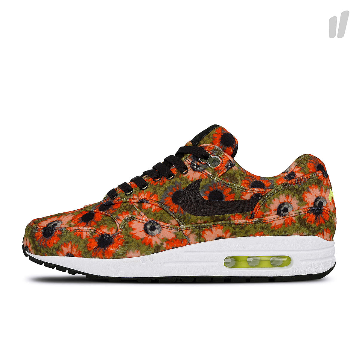 Nike air max 1 premium se Black-Black - Flash Crimson - Faded Spruce Low Top Sneakers 858876 003 | Overkill
