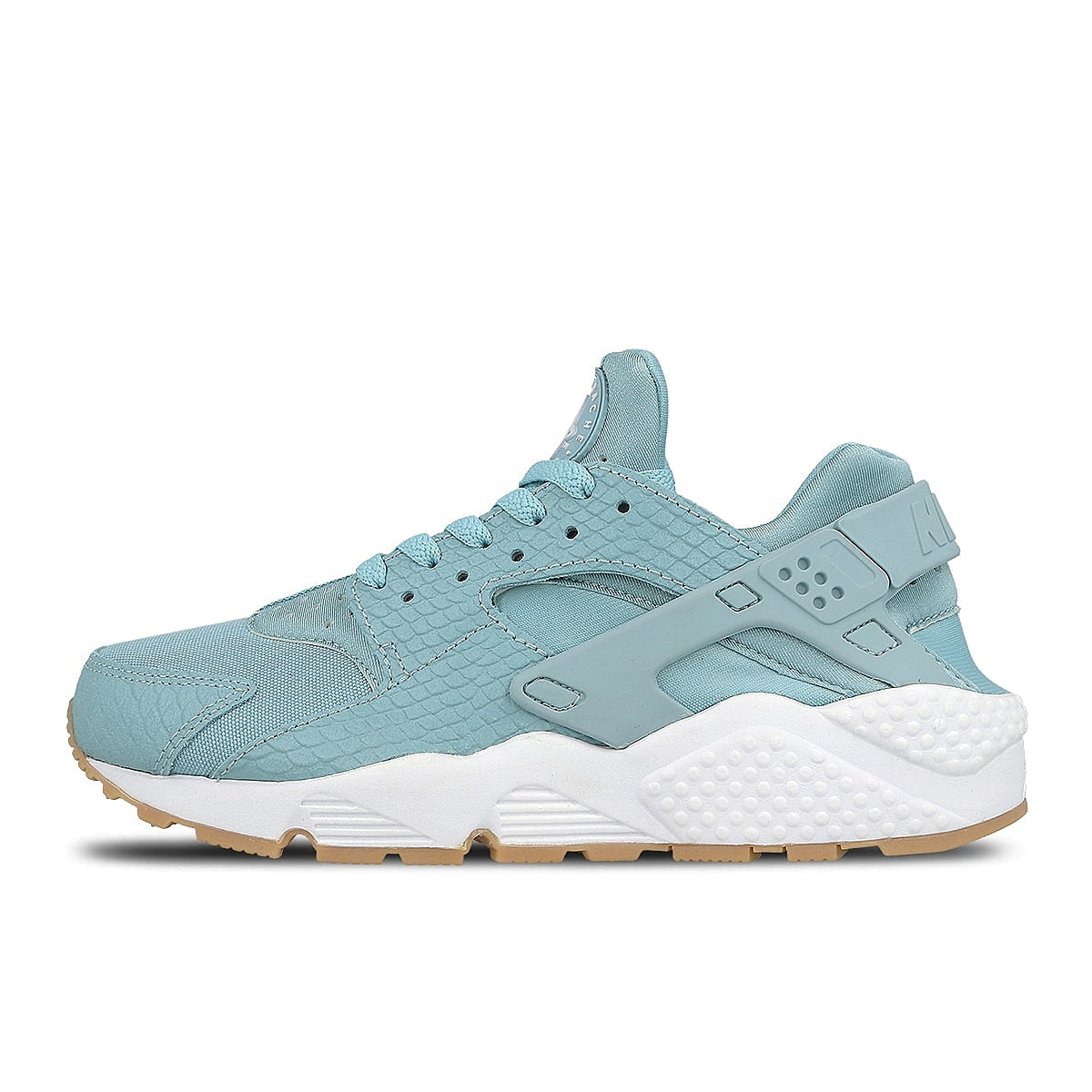 Nike wmns air huarache run se Mica Blue / Mica Blue - Gum Yellow - White Sneakers 859429 400 | Overkill