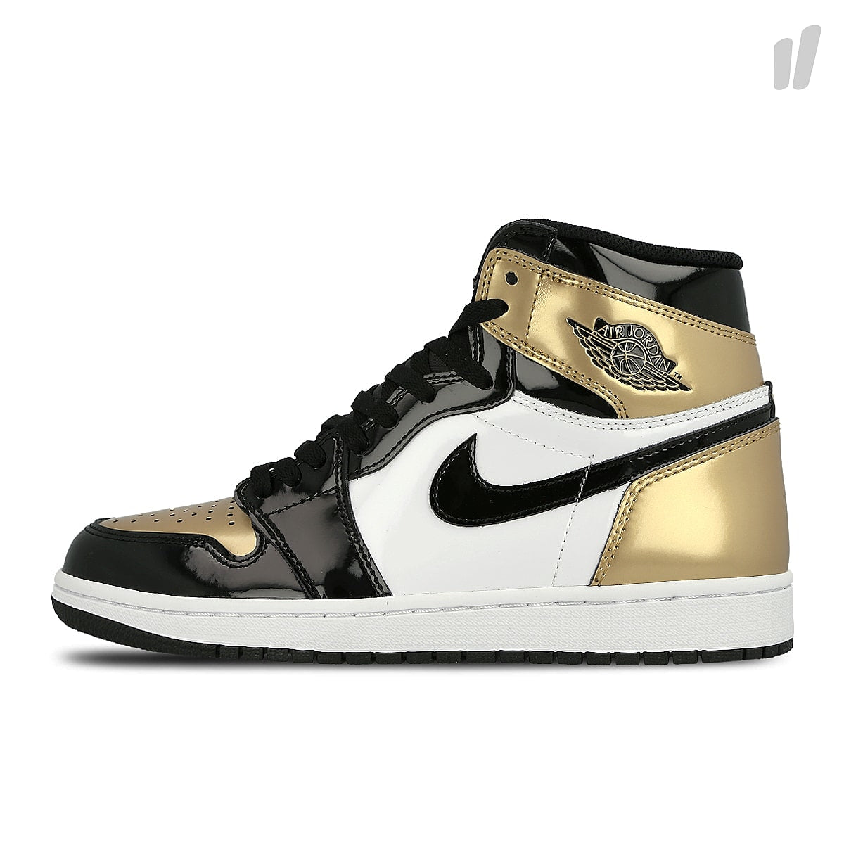 Jordan Air Jordan 1 Retro High OG NRG Black / Black - Metallic Gold - White High Top Sneakers 861428 007 | Overkill