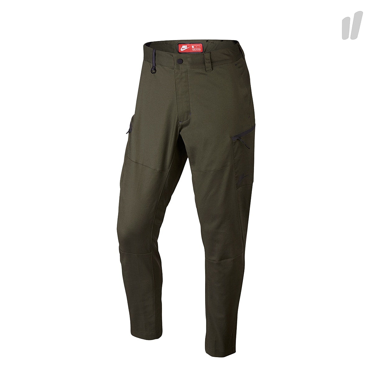 Nike Sportswear Bonded Pants Cargo Khaki / Black Casual Pants 861526 325 | Overkill