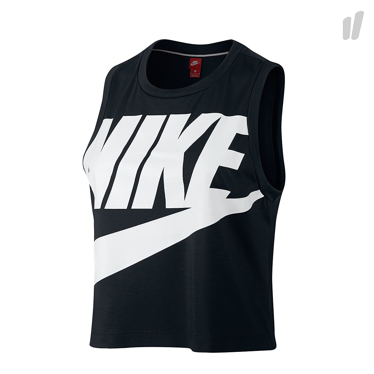 Nike Wmns Sportswear Essential Tank Black / Black / White Tops 872950 010 | Overkill