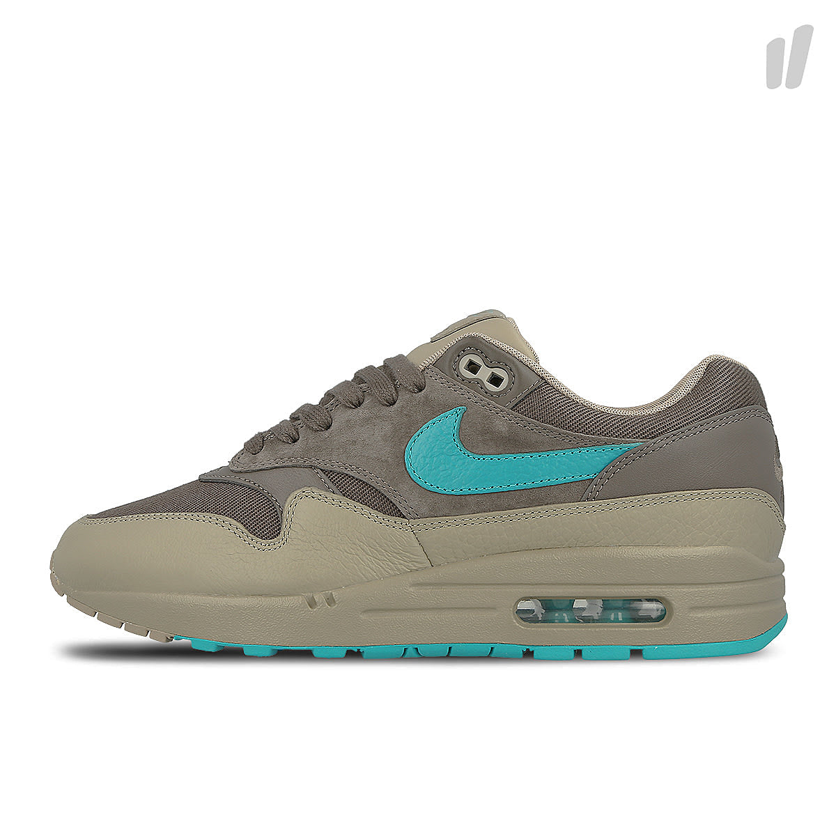 Nike air max 1 premium Ridgerock / Turbo Green - Khaki Low Top Sneakers 875844 200 | Overkill