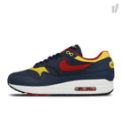 Nike air max 1 premium Navy-Gym Red - Vivid Sulfur - White Low Top Sneakers 875844 403 | Overkill
