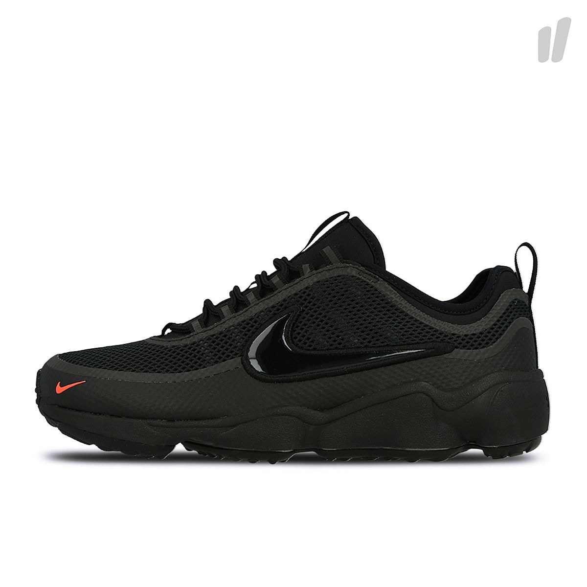Nike air zoom spiridon Black / Black - Bright Crimson Sneakers 876267 002 | Overkill