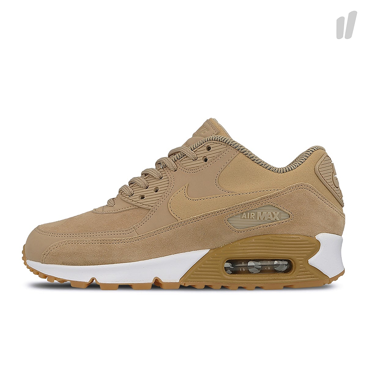 Nike wmns  air max 90 se Mushroom / Mushroom - Gum Light Brown - White Sneakers 881105 200 | Overkill