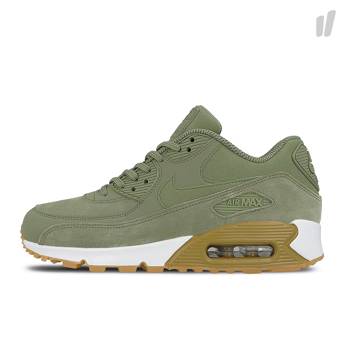 Nike wmns air max 90 se Oil Green / Oil Green - Gum Light Brown Sneakers 881105 300 | Overkill