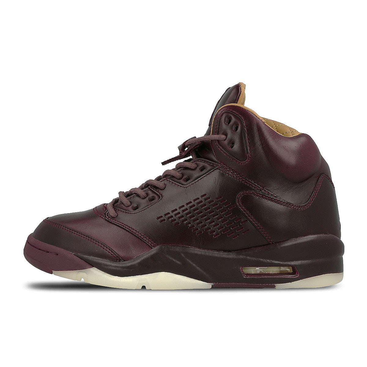 Jordan Air Jordan 5 Retro Premium Bordeaux-Bordeaux - Sail - Elemental Gold High Top Sneakers 881432 612 | Overkill