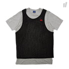 Jordan Air Jordan S/S Mesh Slight Overlay Tee Dark Grey Heather / Black T-Shirts 884271 063 | Overkill