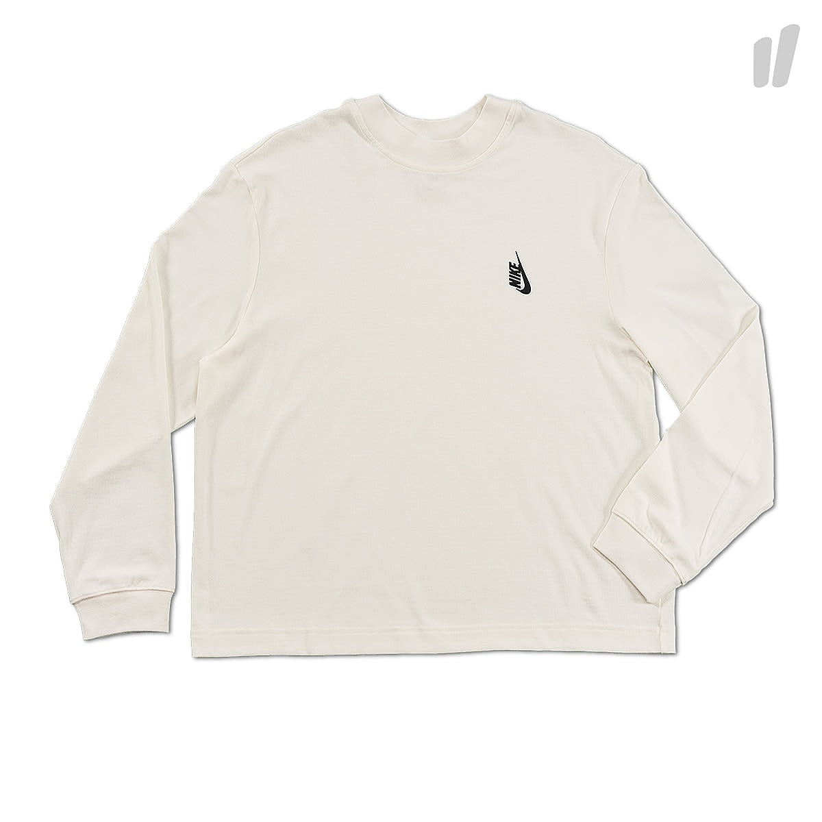 Nike Wmns Essential LS Mock Neck Tee White Longsleeves 889949 133 | Overkill