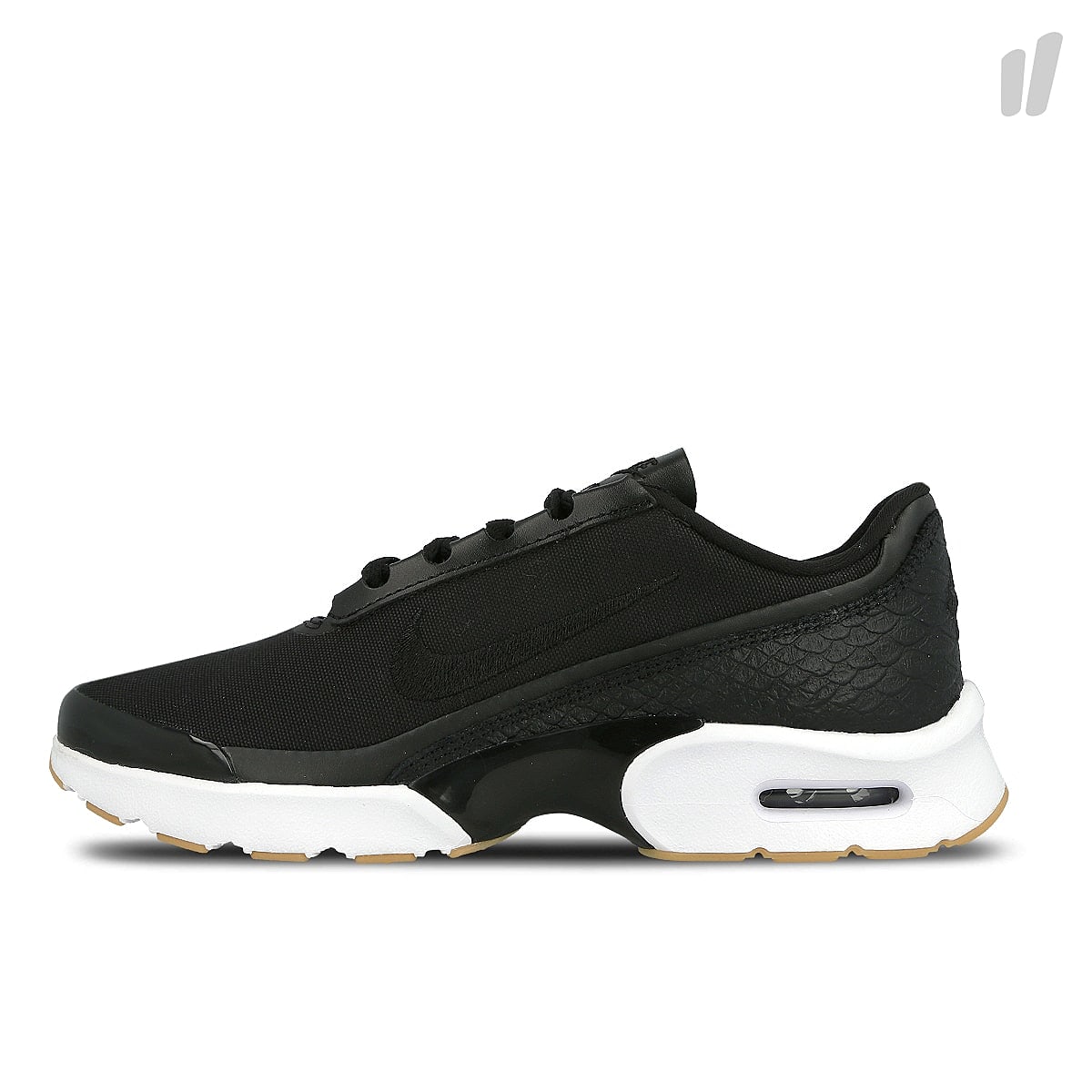 Nike wmns air max jewell se Black-Black - Gum Yellow - White Sneakers 896195 001 | Overkill