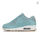 Nike wmns air max 90 premium Mica Blue / Mica Blue - Gum Yellow Sneakers 896497 400 | Overkill