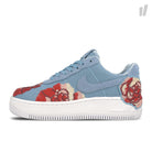 Nike wmns air force 1 upstep lux December Sky / December Sky Low Top Sneakers 898421 402 | Overkill