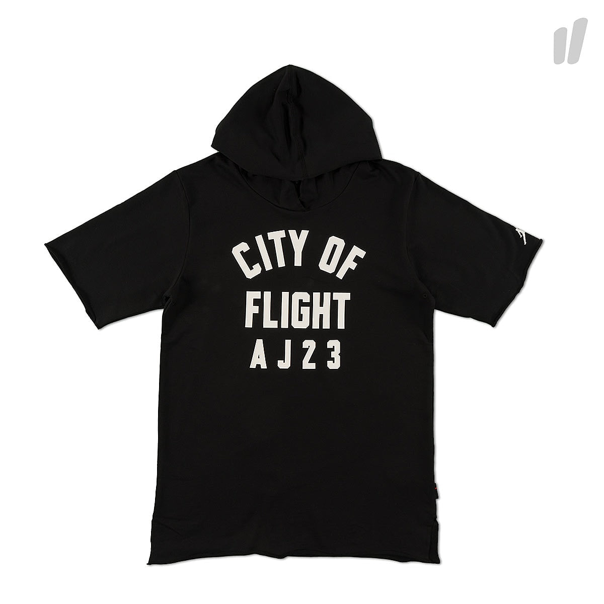 Jordan Air Jordan Sportswear Short-Sleeve Hooded Top Black / White Shorts 911317 010 | Overkill