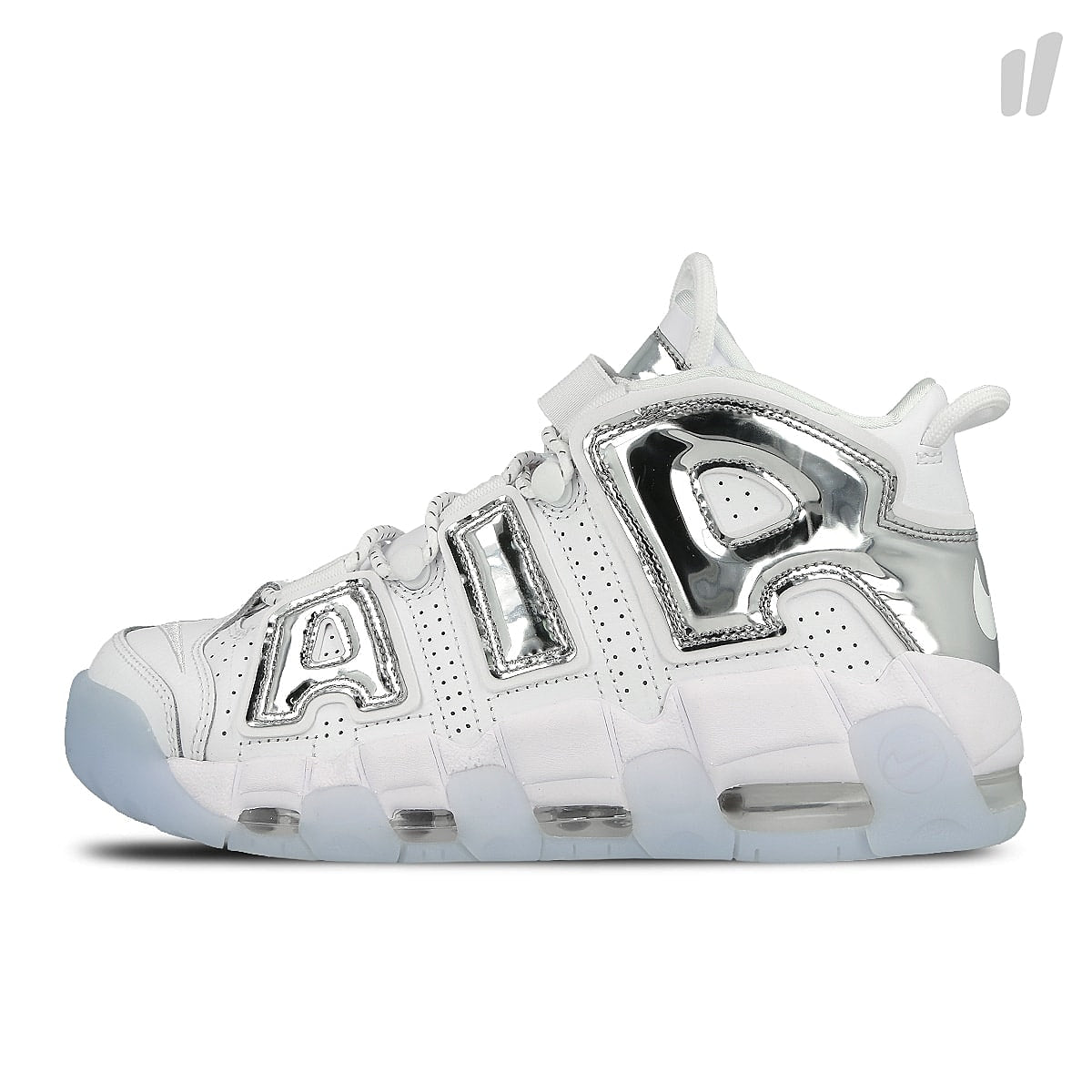 Nike wmns air more uptempo White / Chrome - Blue Tint Sneakers 917593 100 | Overkill